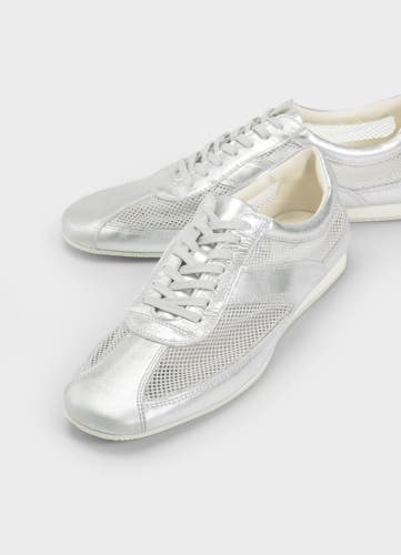 Vagabond Hillary 5725-165-79 Sneaker Women's 7.5 Silver Lifestyle Shoes HAWK932