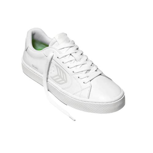 Cariuma Salvas 411301W26W Sneaker Women 9 White Leather Lifestyle Shoes HAWK1079