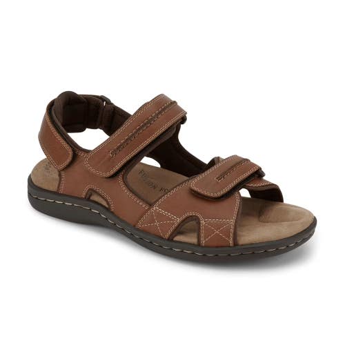 Dockers Newpage Sport Sandals Men's US 13 Rust Brown Adjustable Strap HAWK1184