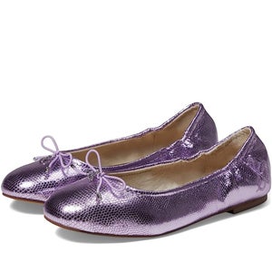 Sam Edelman Felicia I2893S4-502 Ballet Flat Girls US 3 Purple Slip-On HAWK1193