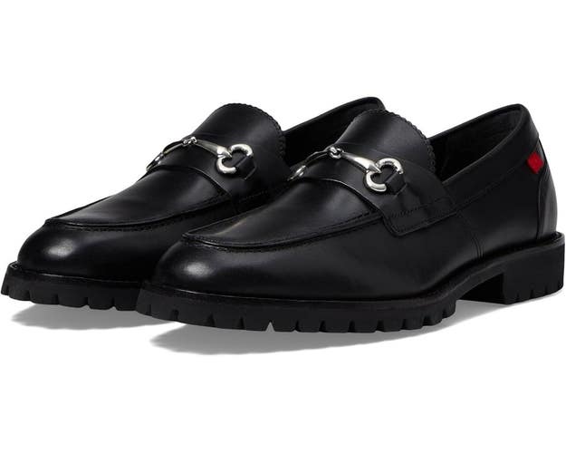 Marc Joseph New York Wall St 3.0 Loafers Men's 9.5 Black Leather Shoes HAWK1009