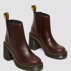 Dr. Martens Spence 31756201 Boots Women's 9 Dark Brown Leather Chelsea HAWK1601