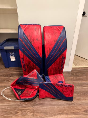 35" 2021 Bauer Hyperlite Full Right Goalie Full Set Pro Stock (Used)