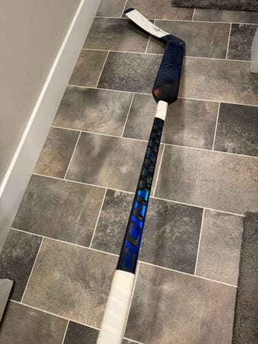 CCM Vizion Regular Blue Goalie Stick 25" Paddle Pro Stock (Used)