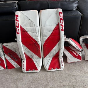 34+1 CCM EFlex 6 Regular Goalie Full Set Pro Stock With 2 Sets of Gloves