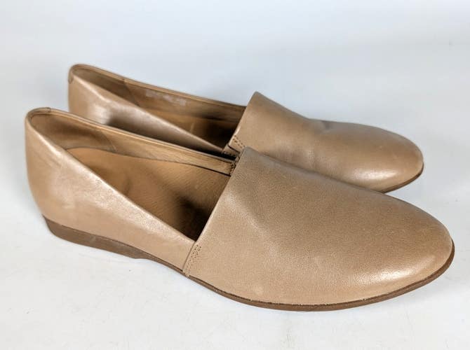 Dansko Women's Larisa Taupe Milled Napa Leather Womens Flats Size 40 / 9.5-10