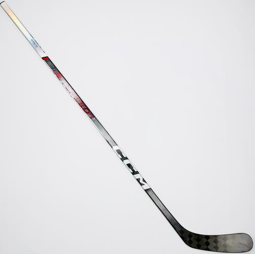 New Custom Red CCM JetSpeed FT6 Pro-LH-85 Flex-P92-Grip W/ Bubble Texture