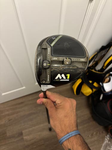 Men's 2017 TaylorMade M1 Left Hand Driver Stiff Flex 10.5 Loft (Used)