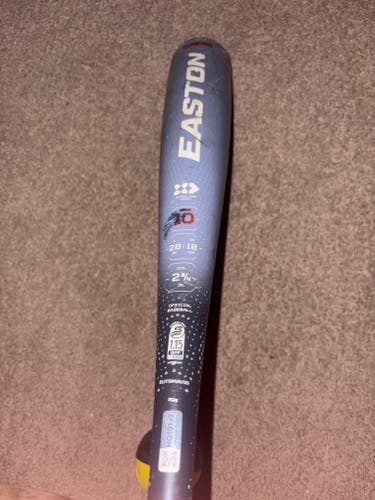 Easton USSSA Certified Bat (-10) 18 oz 28" (Used)