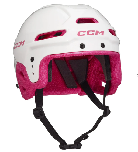 CCM Multi Sport Helmet White and Pink (New)