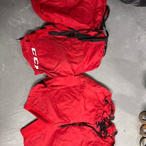 Red Medium CCM Tacks Pant Shell (Used)