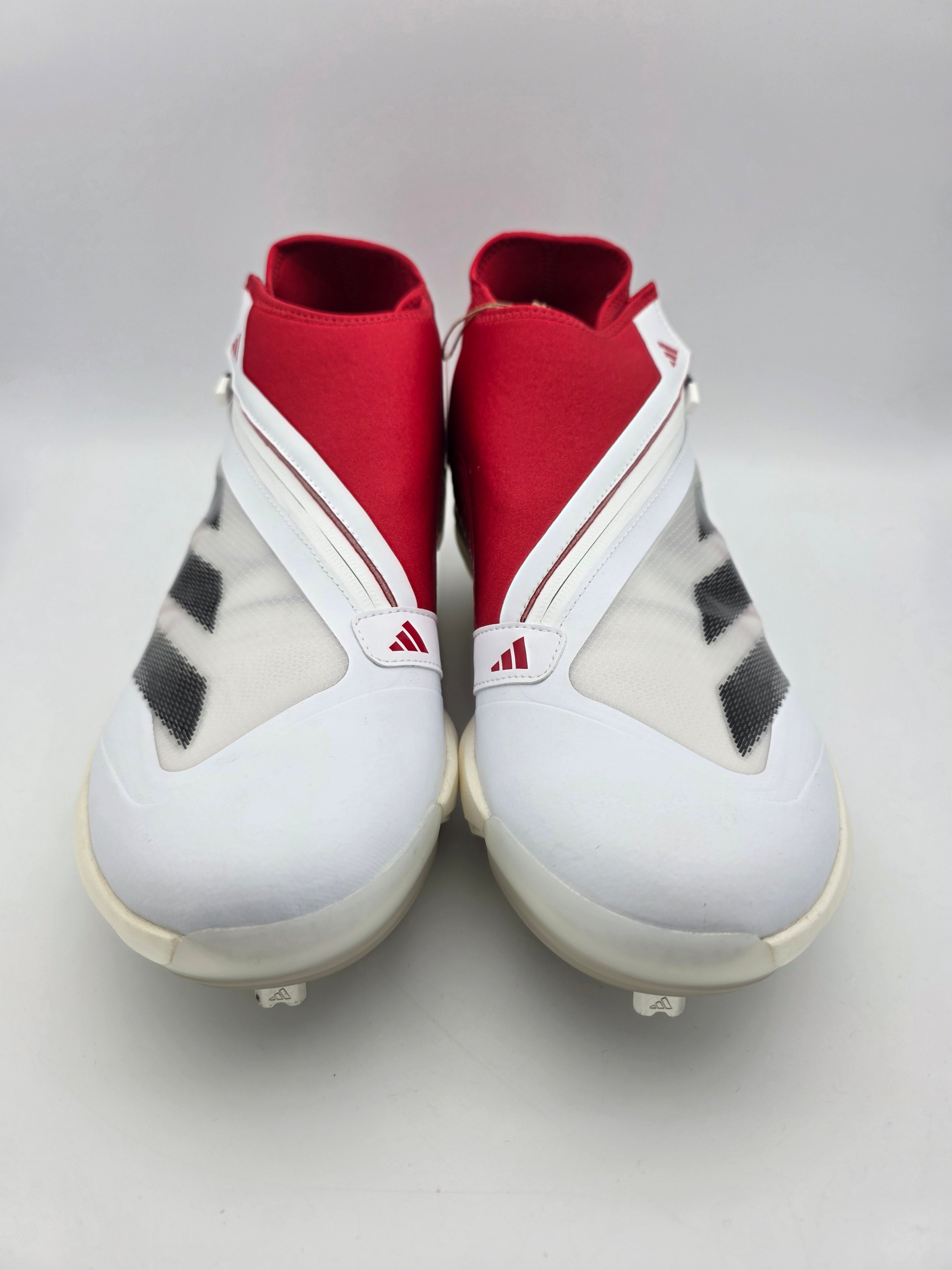 Adidas Baseball Cleats Men's Sz 12 Red Adizero Impact+ BSB Zip Up