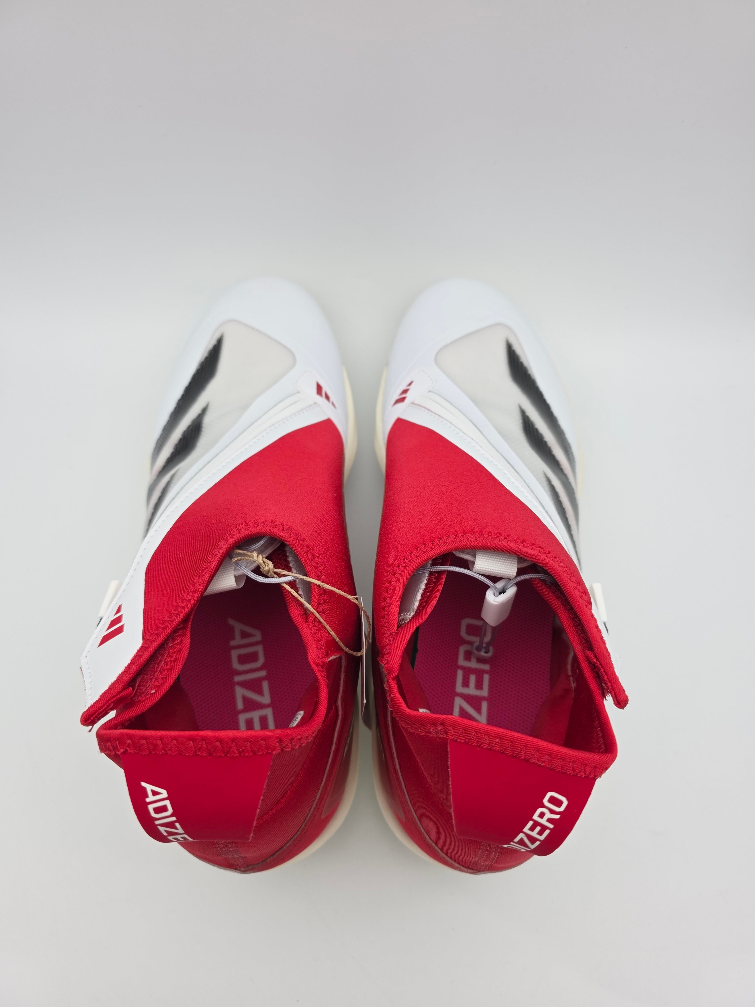 Adidas Baseball Cleats Men's Sz 12 Red Adizero Impact+ BSB Zip Up