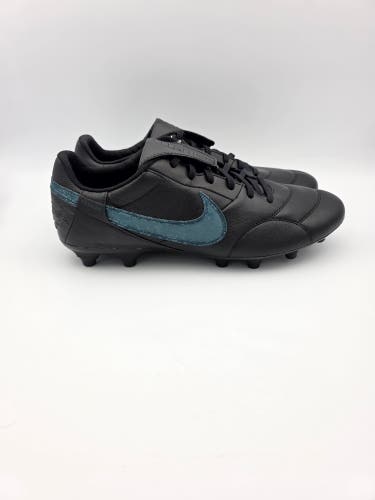 Nike Premier III FG Black Deep Jungle Green Soccer Cleats Mens Sz 11 HM0265-001