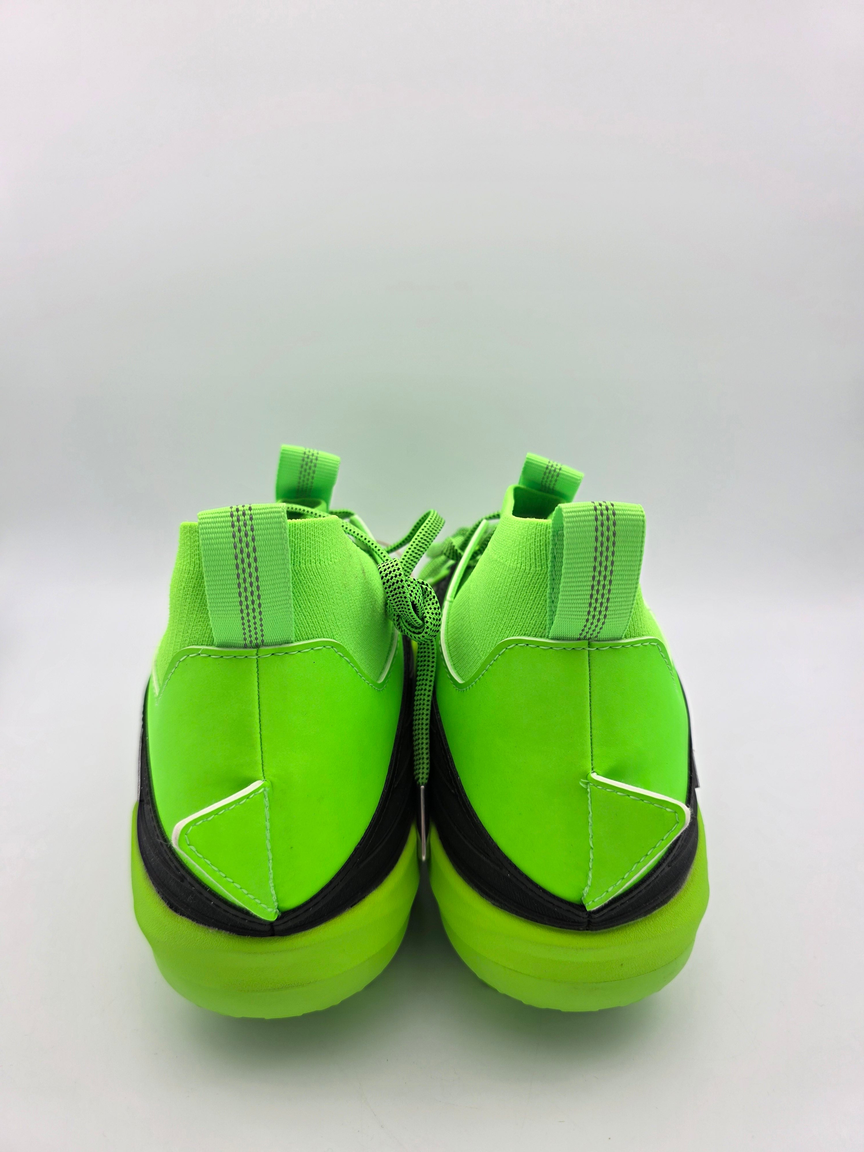 Adidas Men\'s Size 12.5 Adizero Edge+ TPU Baseball Cleats Solar Green IH6139 New Adidas Adizero Edge+ TPU Baseball Cleats Solar Green Men main image 4