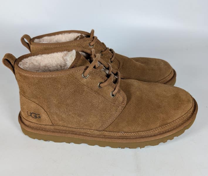 UGG Neumel 3236 Chukka Ankle Boots Chestnut Suede Men display picture 1