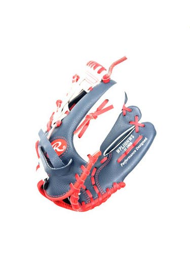 Used Rawlings PLAY MAKER BB/SB Glove RH Throw Navy Blue 11" 11860-S000303401