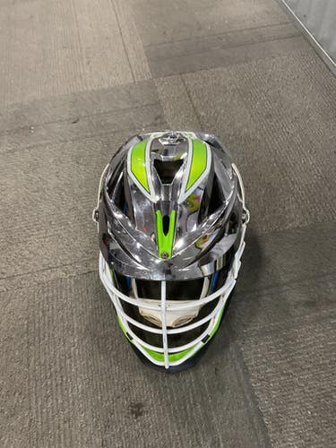 Used Cascade XRS Lacrosse Helmet Green Fits all 11614-S000228914