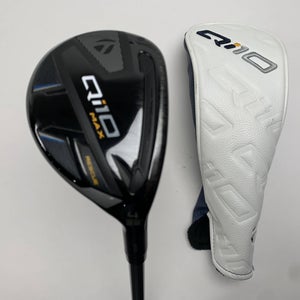 TaylorMade Qi10 MAX 4 Hybrid 23* Fujikura Speeder NX Regular Graphite Mens RH HC