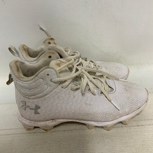 Used Under Armour SPOT LIGHT Adult FB Cleats White Senior 6 11823-S000036858