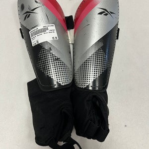 Used Reebok Soccer Shin Guards Adult Grey MD 11490-S000268199
