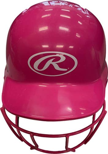 Used Rawlings HELMET Batting Helmet w/Mask Pink XS/S 11859-S000027806