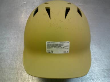 Used Champro BATTING HELMET Batting Helmet No Mask Tan MD 11339-S000197889