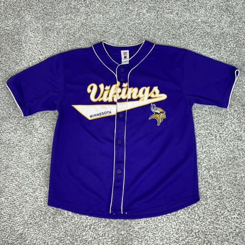 Minnesota Vikings Jersey Mens Large NFL Football Daunte Culpepper 11 Baseball