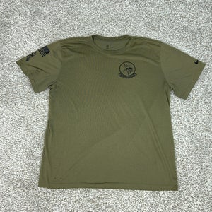 Minnesota Vikings Shirt Mens XL Green NFL Football Nike Salute Service Tee T