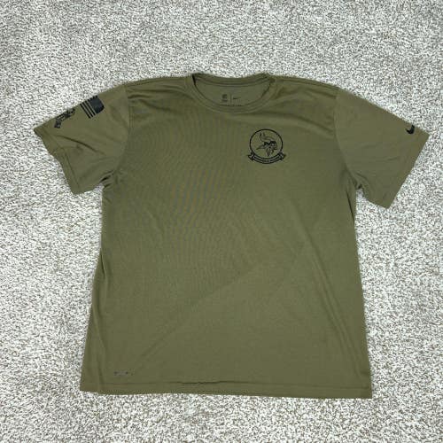 Minnesota Vikings Shirt Mens XL Green NFL Football Nike Salute Service Tee T