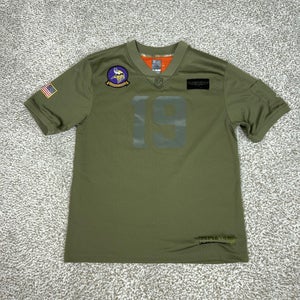 Minnesota Vikings Jersey Boys Youth XL Green NFL Football Nike Adam Thielen 19