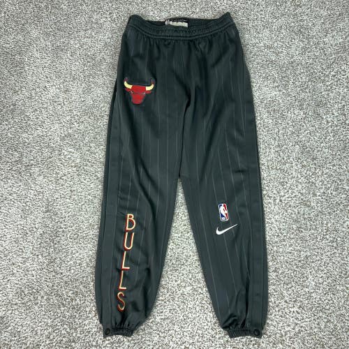 Chicago Bulls Pants Mens Medium Gray NBA Nike Warmup Snap Tear Away Team Issued