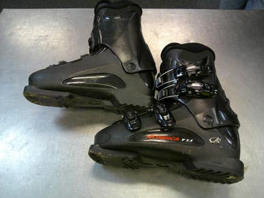 Used Nordica T 1.1 Mens DH Ski Boot Black 260 MP - M08 - W09 11339-S000197792