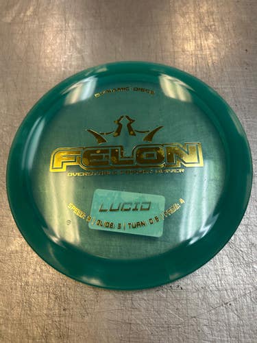 Used Dynamic Discs FELON Disc Golf Driver Teal 11339-S000197616