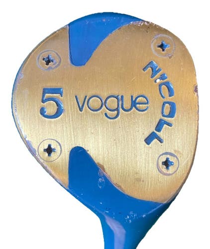 George Nicoll Scotland Vogue Vivien Saunders 5 Wood RH Ladies Steel 40" HC Nice