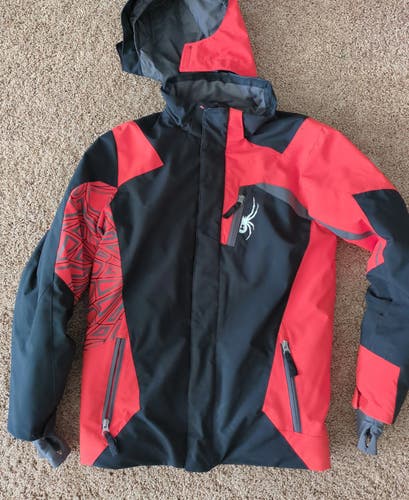 Size 18 Red/Black Youth Spyder Jacket