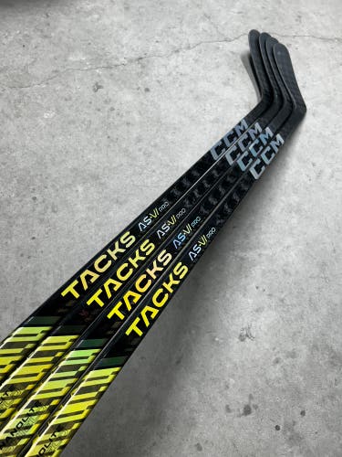 4 PACK - 85 Flex P29 Senior CCM Tacks AS-VI Pro Left Hand Hockey Stick Pro Stock (New)