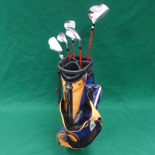 JUNIOR PGA North Texas Section 5-Piece Complete Golf Club Set w/ Stand Bag