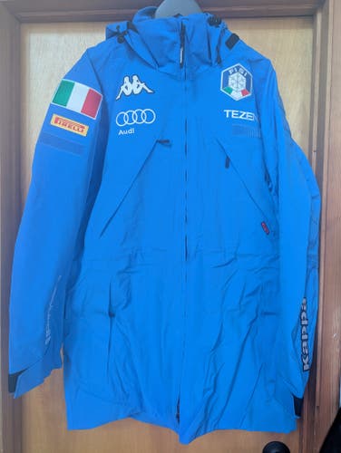 Kappa Italian Team Long Rain Jacket FISI Large