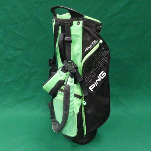 JUNIOR Ping Hoofer Prodi G 30" Tall Black/Green/ Golf Stand Bag (No Raincover)