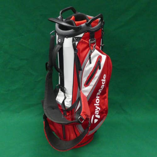 TaylorMade TM21 Select ST Red/White/Grey/Black Golf Stand Bag (No Raincover)