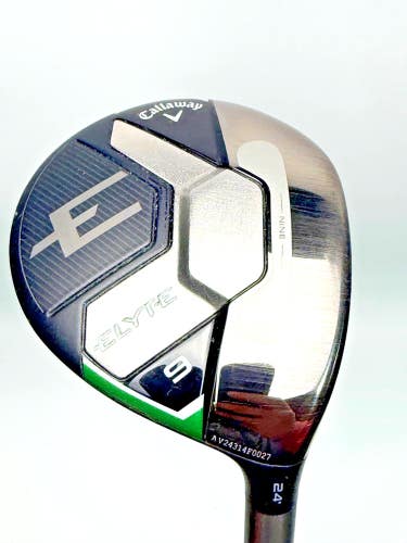 Callaway Elyte 9 Wood 24 Vanquish 50g Regular Flex 42" Fairway Wood