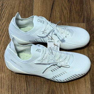 Adidas Men's Adizero Electric + Football Cleats Size 8 White Gray IE6278 New