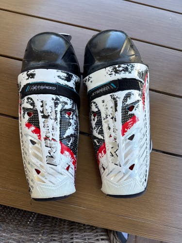Senior CCM JetSpeed FT485 14" Shin Pads (Used)