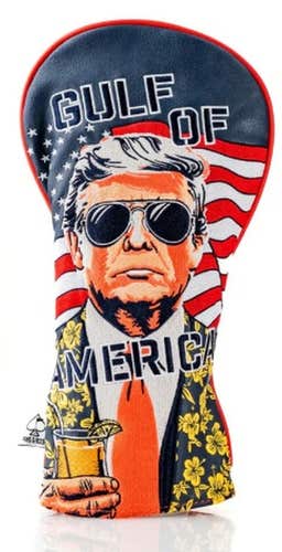 Pins & Aces Trump Gulf of America Driver Headcover (Multi) Golf 2025 NEW