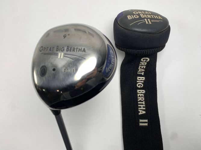 Callaway Great Big Bertha II Driver 9* GBB System 60 Firm Graphite Mens LH HC