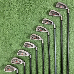 1996 Callaway Big Bertha Iron Set 3-PW SW RCH 96 Graphite Regular -1/2 Short