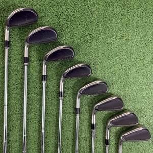 Cleveland Hibore Hybrid Iron Set 4-PW DW X100 Extra Stiff Left Handed +2” Long