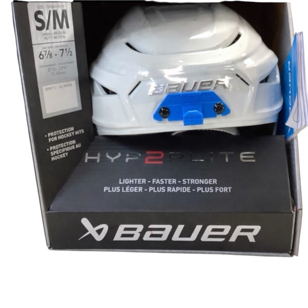 Bauer Hyperlite 2 Helmet- small/medium White