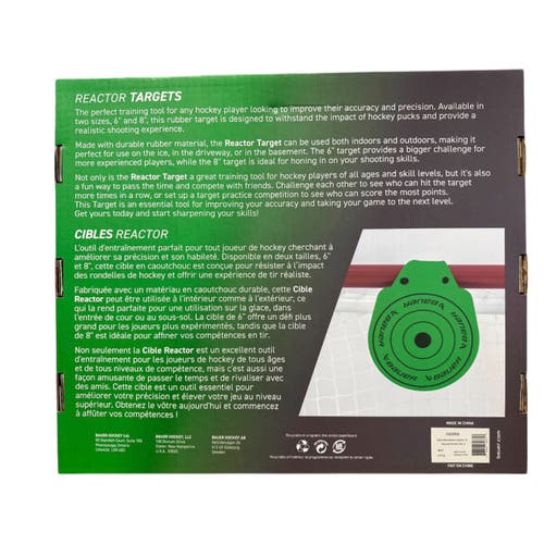 Bauer 8" reactor targets